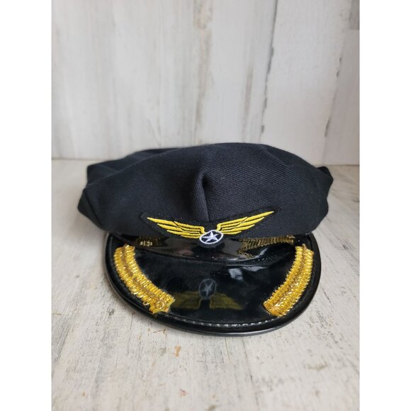 Halloween costume airplane pilots hat accessory prop decor - Picture 2 of 7